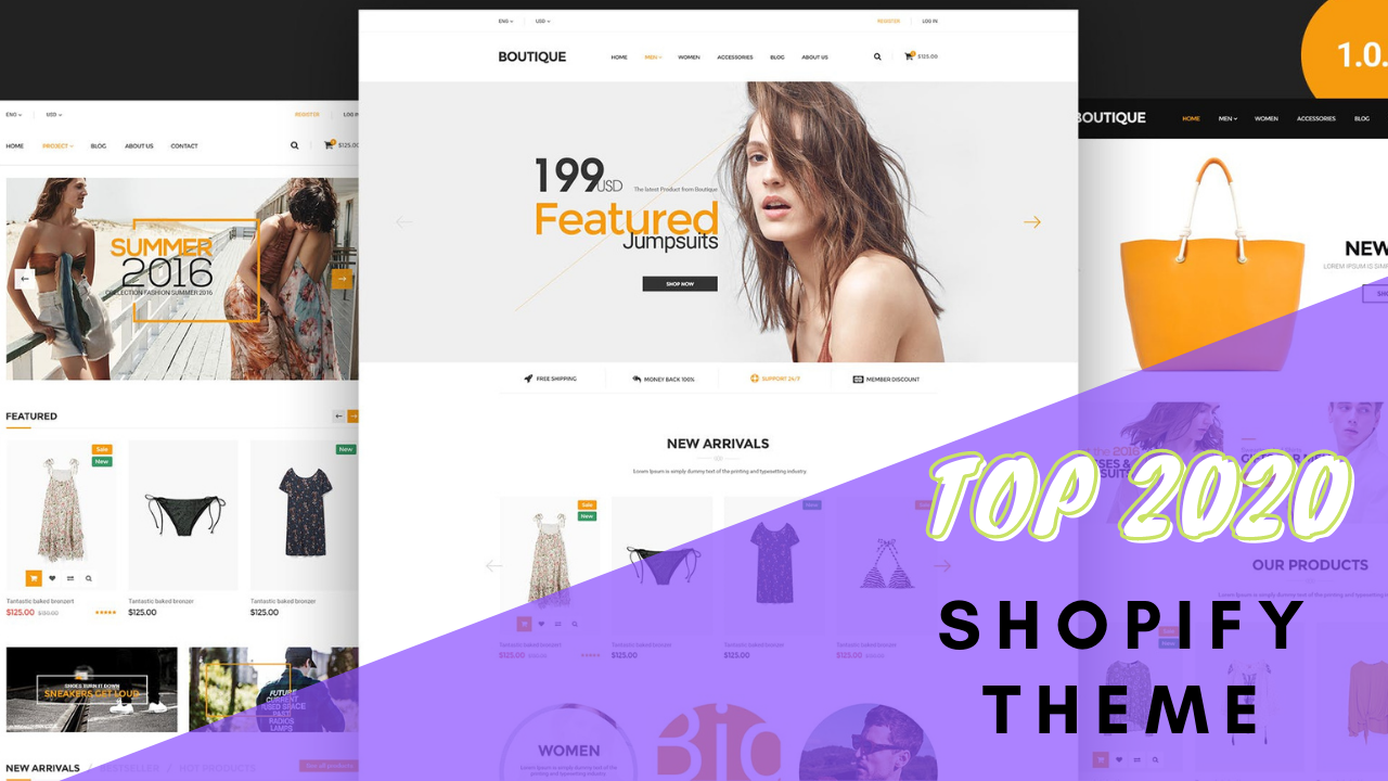 Cập nhật 18 giao diện Shopify tốt nhất 2020